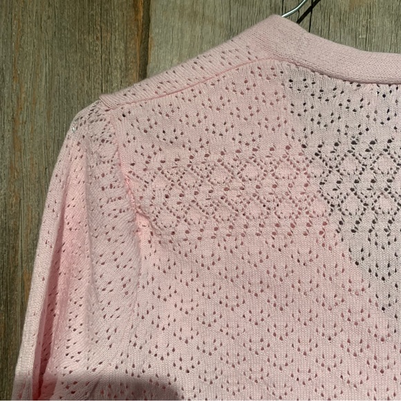 Colour Eighteen Cute Pink Cardigan size Medium - Picture 6 of 16